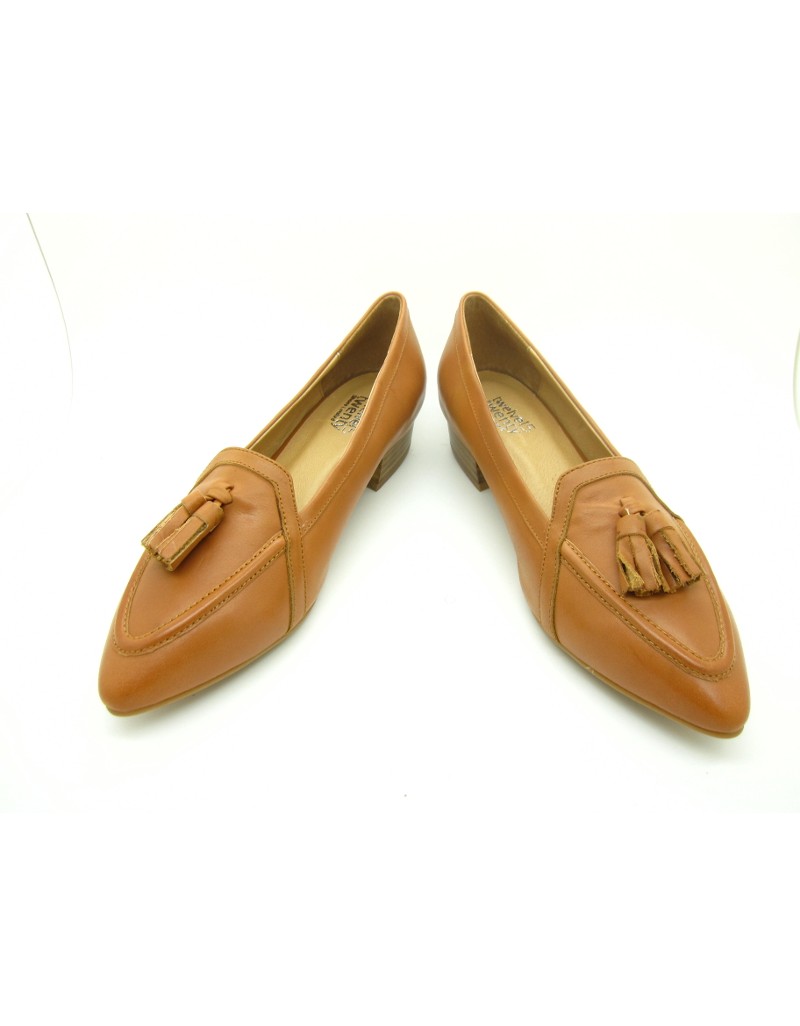 CLASSY Calf Leather Tassel Flats