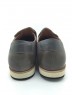 CLASSY Grey Cowhide Leather Tassel Flats