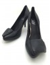 DOLLY Black Lambskin Leather Heels