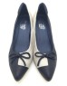 DOLLY Bicolour Blue White Lambskin Leather Heels