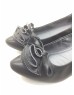 DOLLY Black Lambskin Leather Kitten Heels