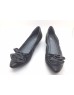 DOLLY Black Lambskin Leather Kitten Heels