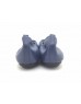 DOLLY Blue Lambskin Leather Ballerina Flats