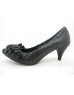 DOLLY Black Lambskin Leather Heels