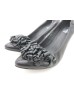 DOLLY Black Lambskin Leather Heels