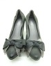 DOLLY Charcoal Lambskin Leather Heels