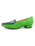 PREPPY Green Suede Leather Flats