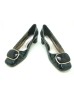 iOREK Premium Collection Stone Print Patent Leather Kitten Heels