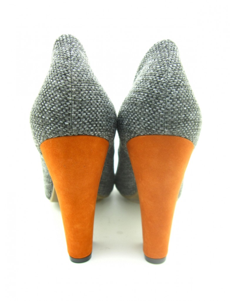 iOREK Premium Collection Grey Old English Heels